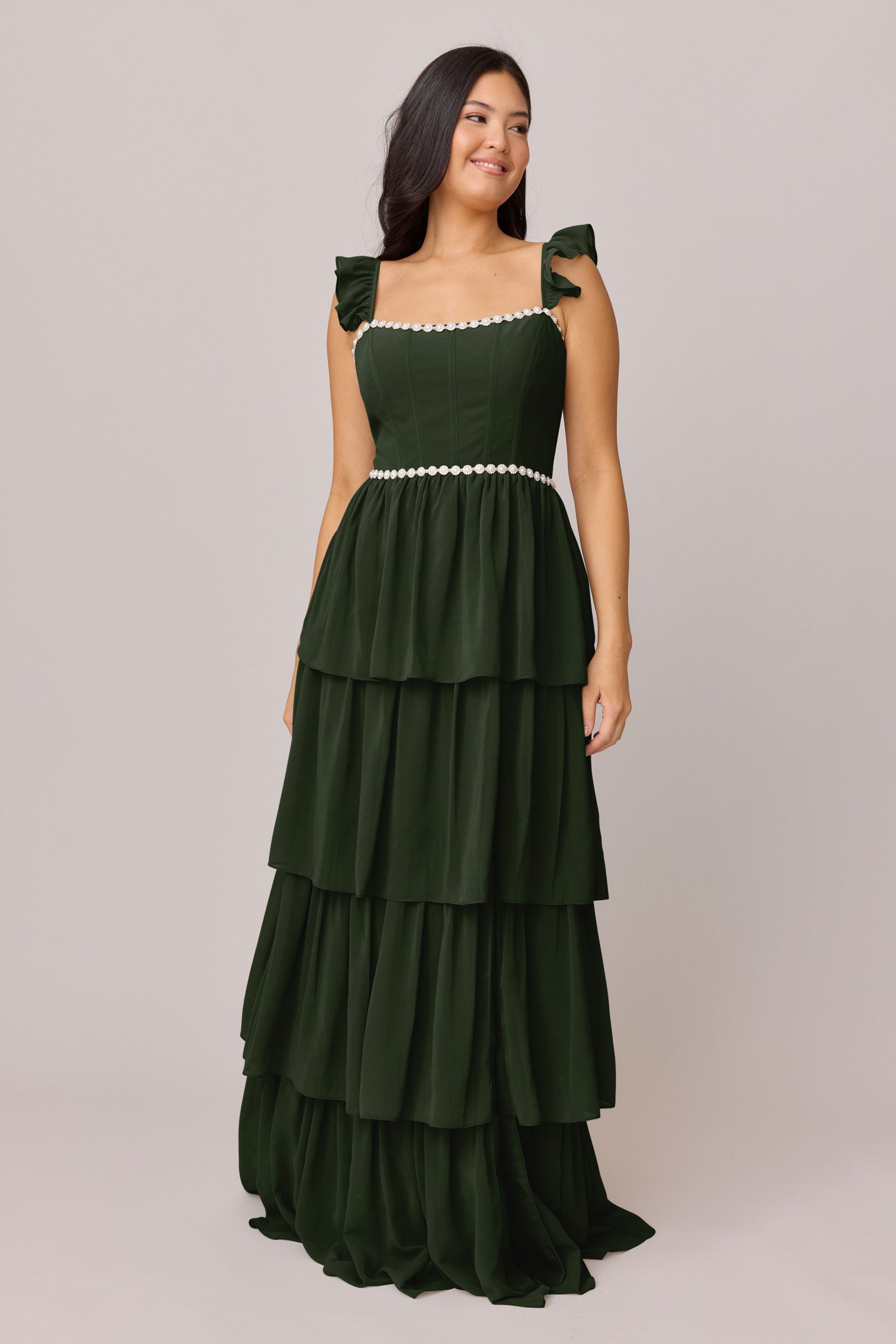 Poppy Luxe Chiffon Dress