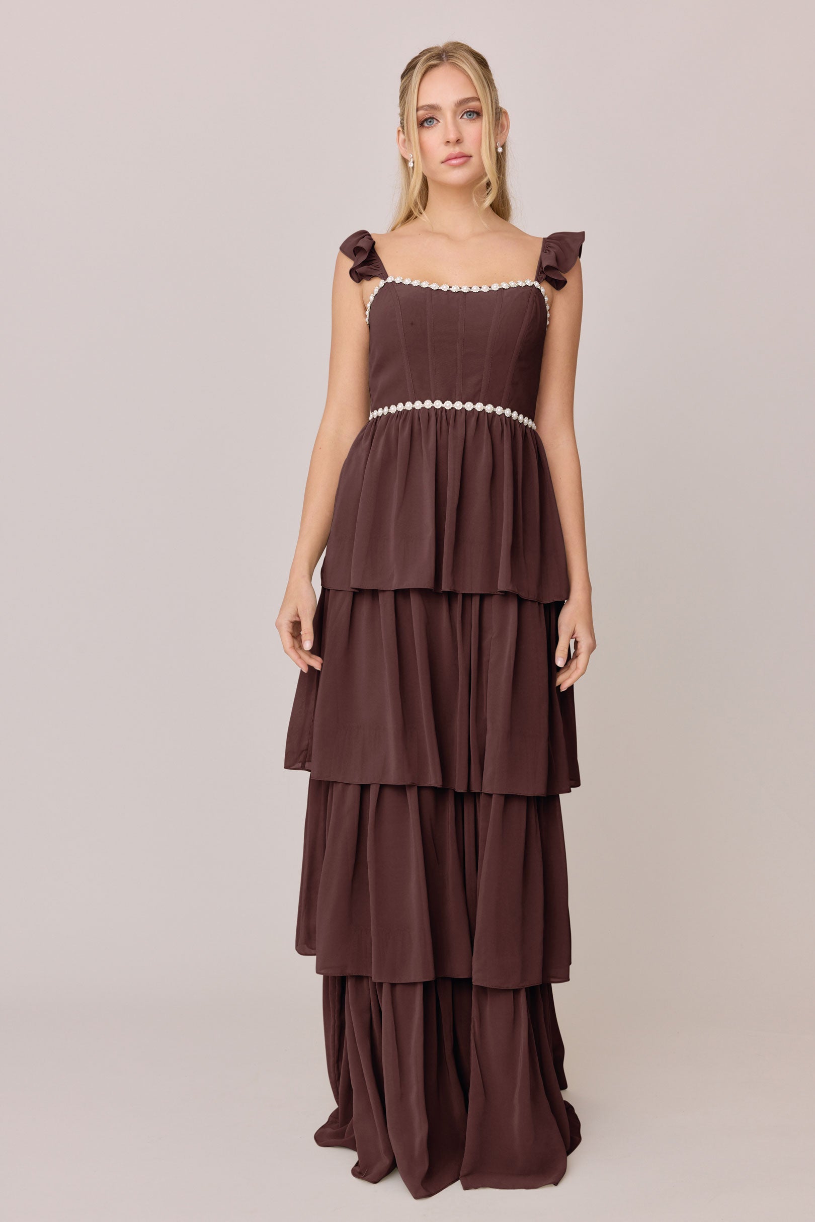 poppy chiffon floral print dress Poppy Chiffon Floral Print Dress
