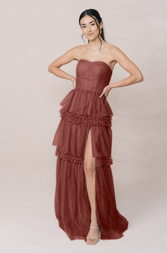 Adeline Tulle Dress | Made To Order Cinnamon Rose