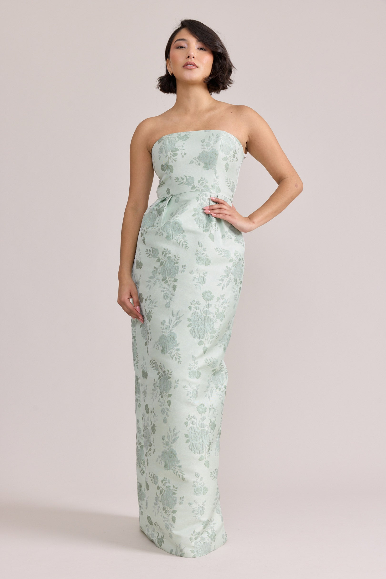Adrienne Jacquard Dress