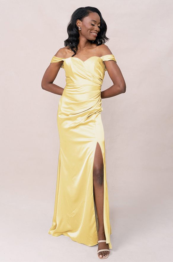 Ariel Convertible Satin Dress