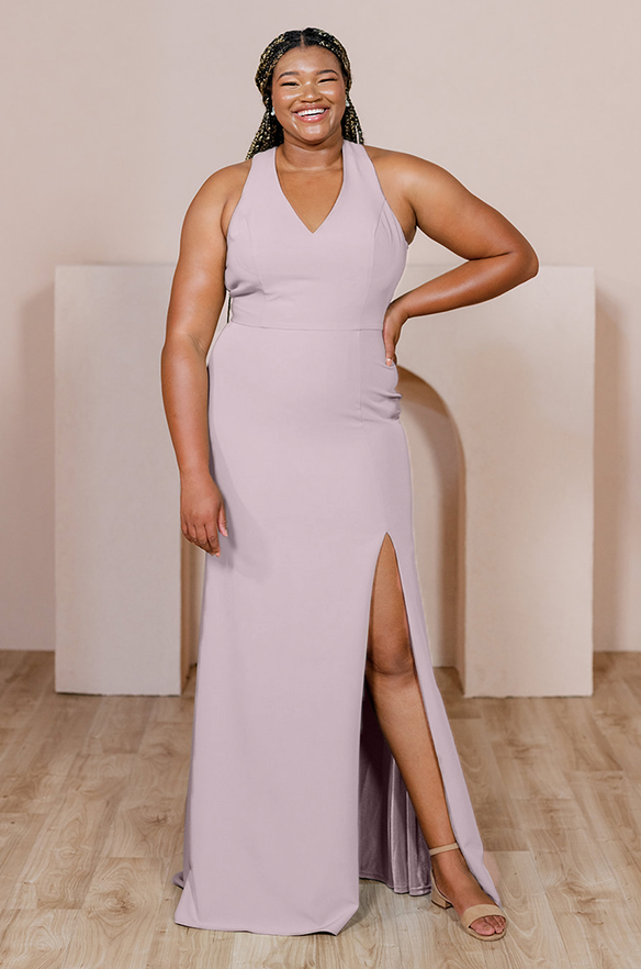 Sample Lilac Asher Crepe Dress | Ready To Ship 4 Sample Lilac Asher Crepe Dress | Ready To Ship 4