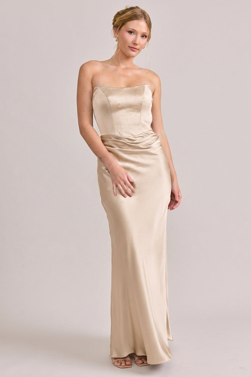 satin hobble dress Hobble slip