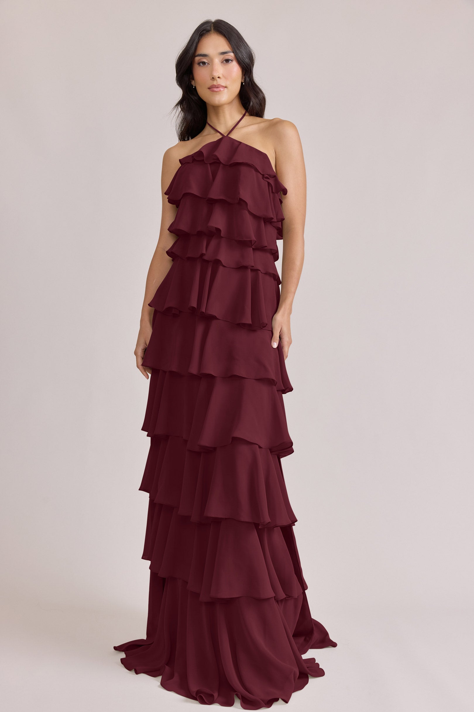 carrie's bridesmaid dresses Spice Bridesmaid Dress Matte Satin Size Small