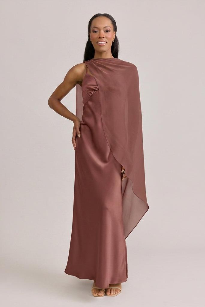Chiffon Asymmetrical Shawl