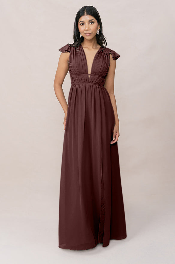 sachin and babi light blue dress NWT REVELRY Lily Chiffon Light Blue Bridesmaid Dress 9359-R Size 10   Periwinkle Packages