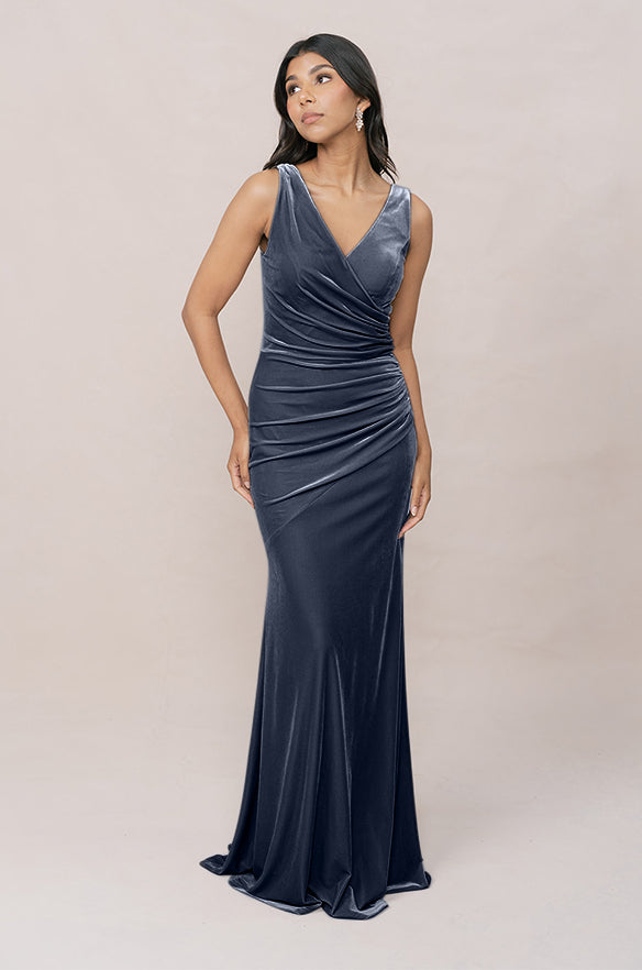 Dawson Velvet Dress | Made To Order Classic Emerald