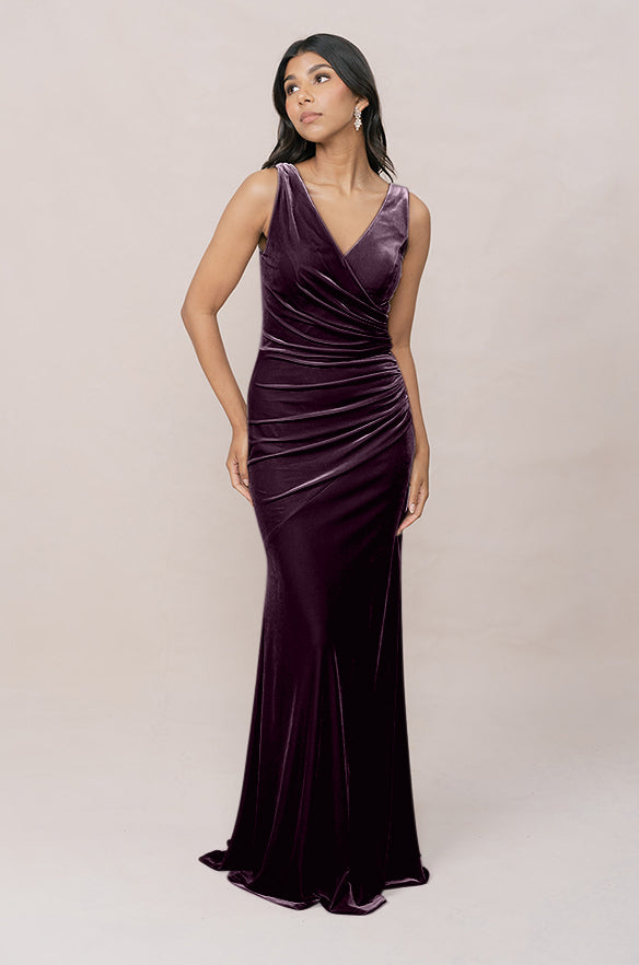 Dawson Velvet Dress | Made To Order Rust Dawson Velvet Dress | Made To Order Rust