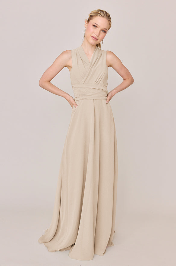 devan convertible chiffon dress Devan Convertible Chiffon Dress