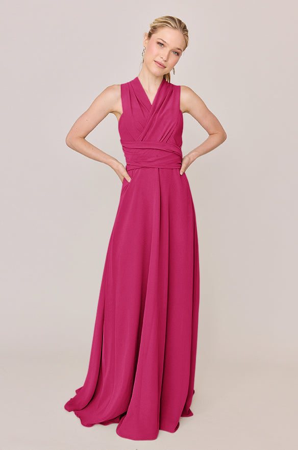 devan convertible chiffon dress Devan Convertible Chiffon Dress