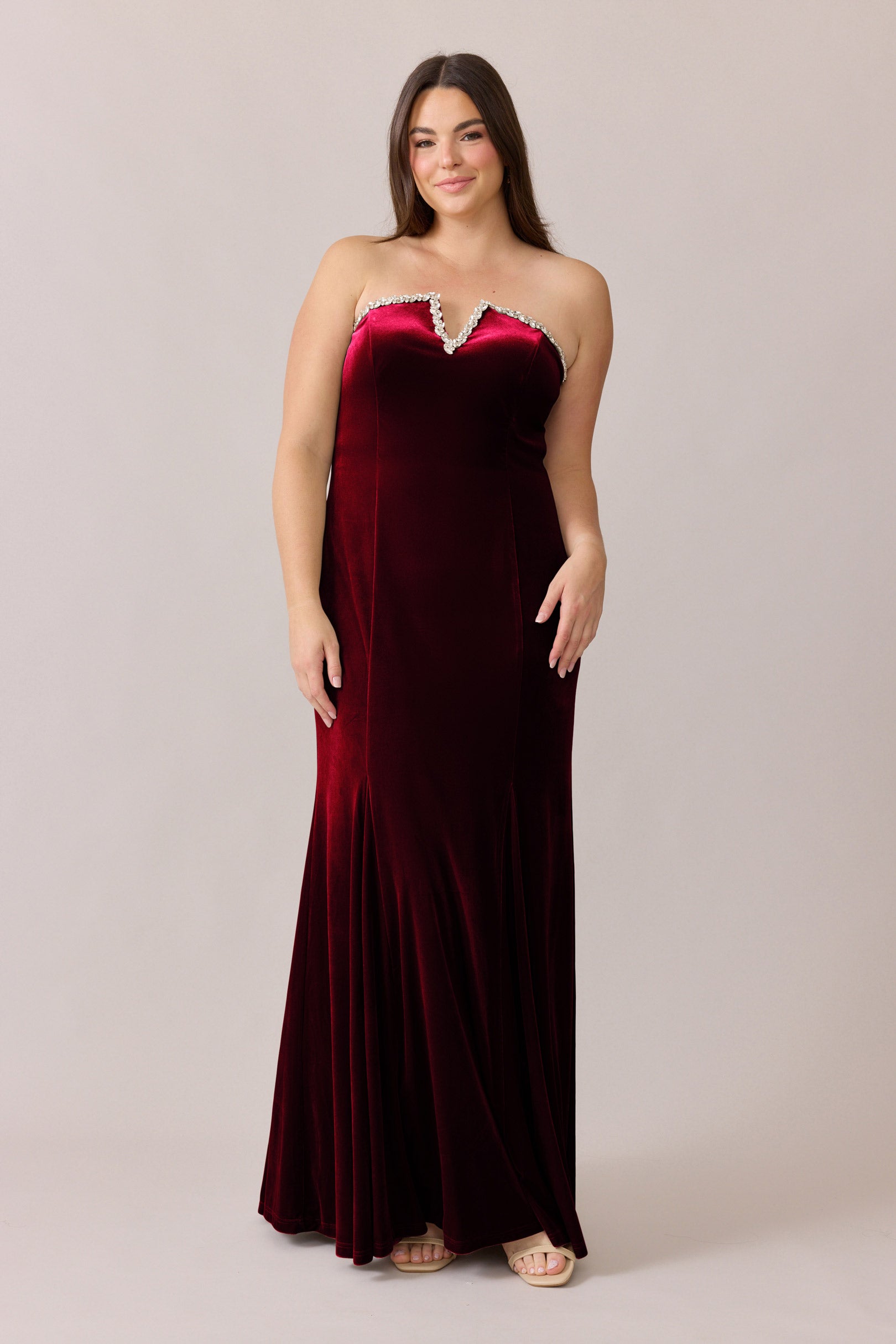 Estelle Luxe Velvet Dress