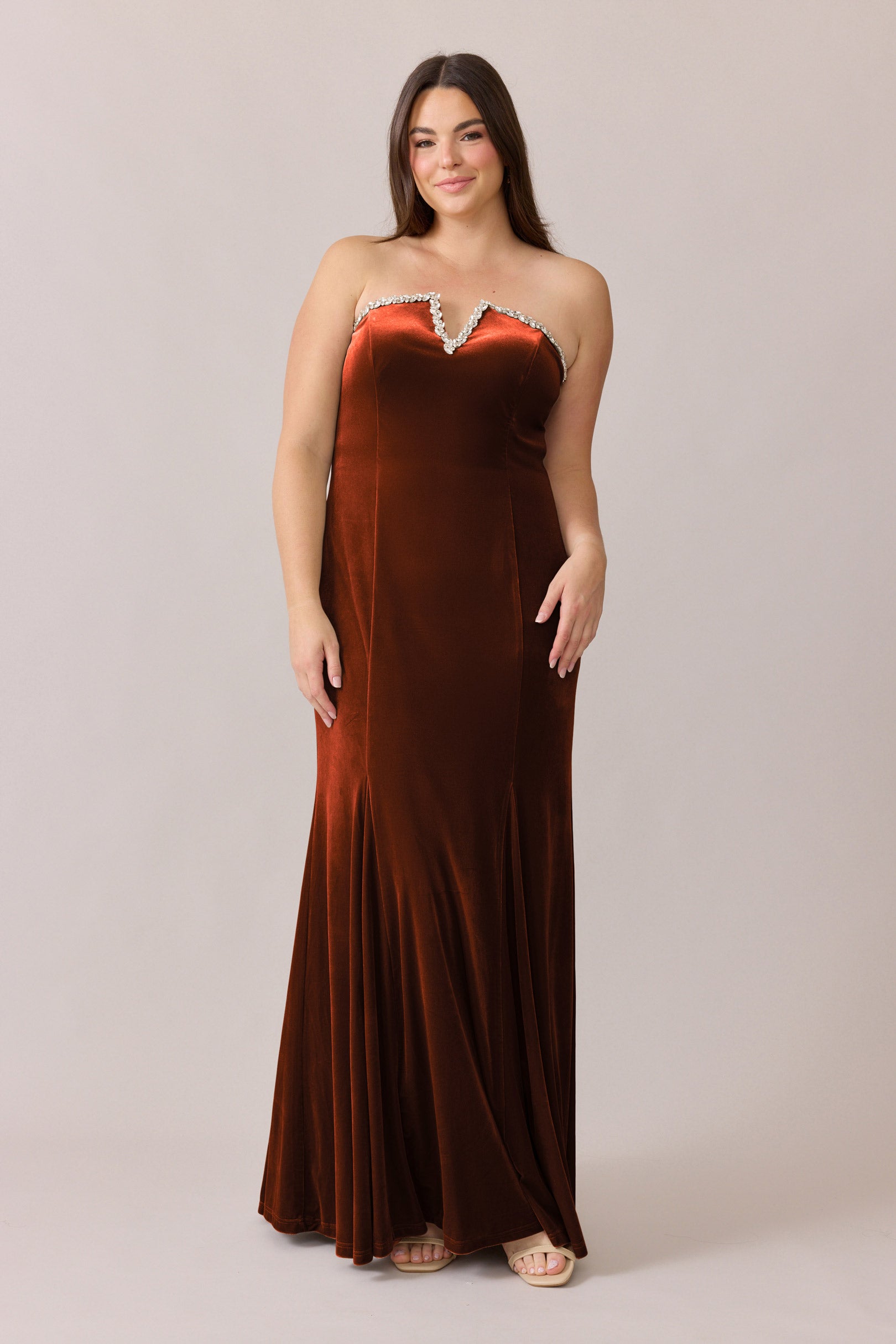 Estelle Luxe Velvet Dress