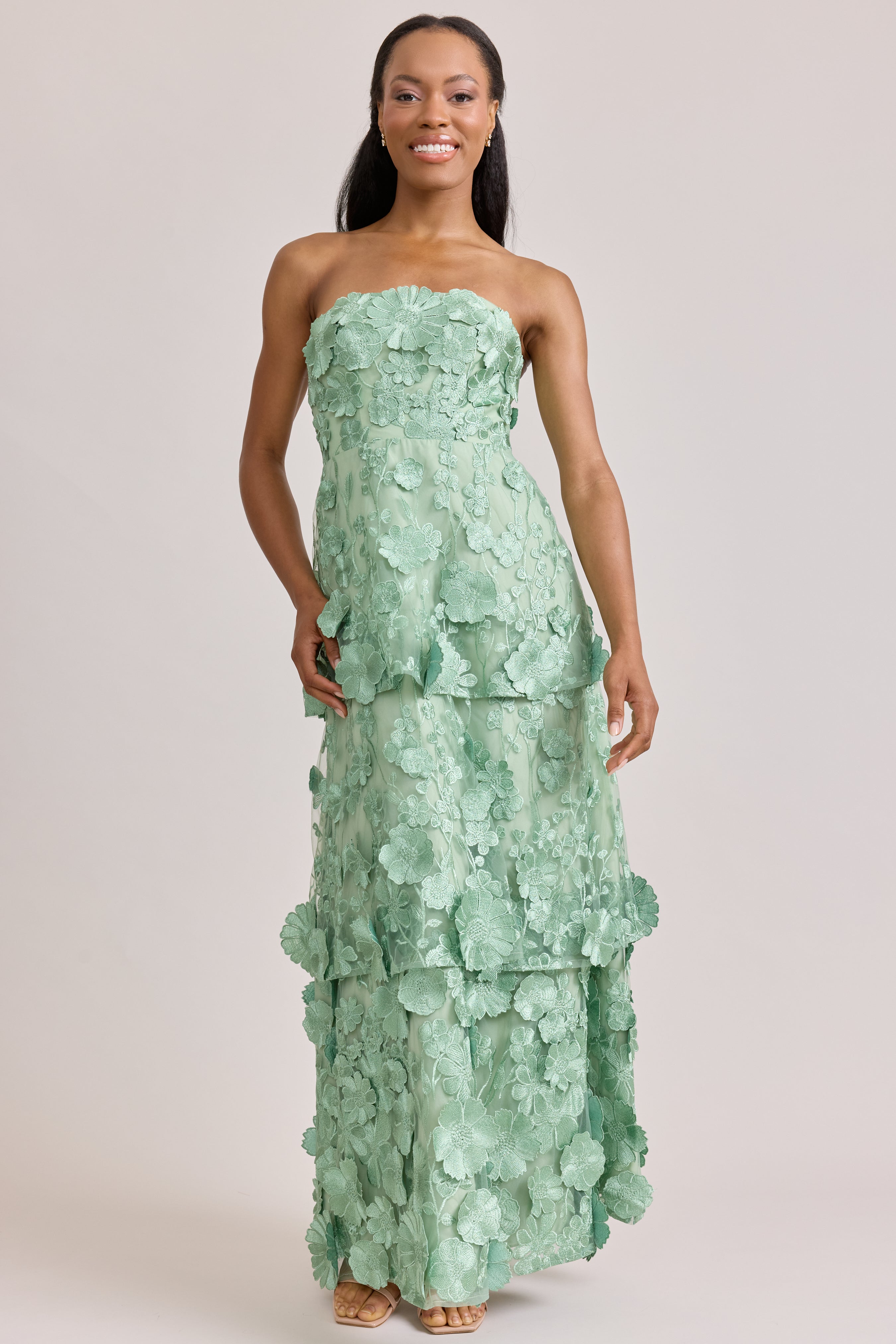 Flora Appliqué Dress