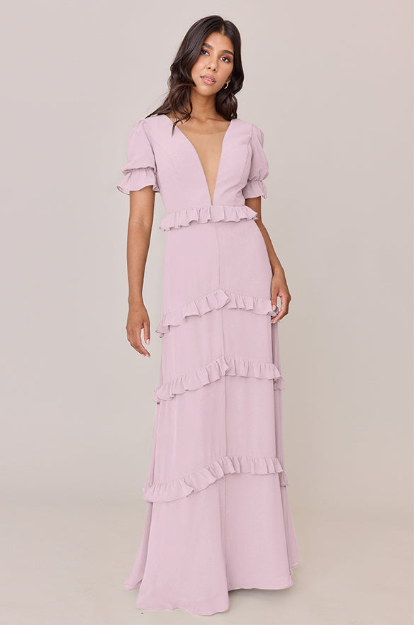 sachin and babi light blue dress Harley Chiffon Dress