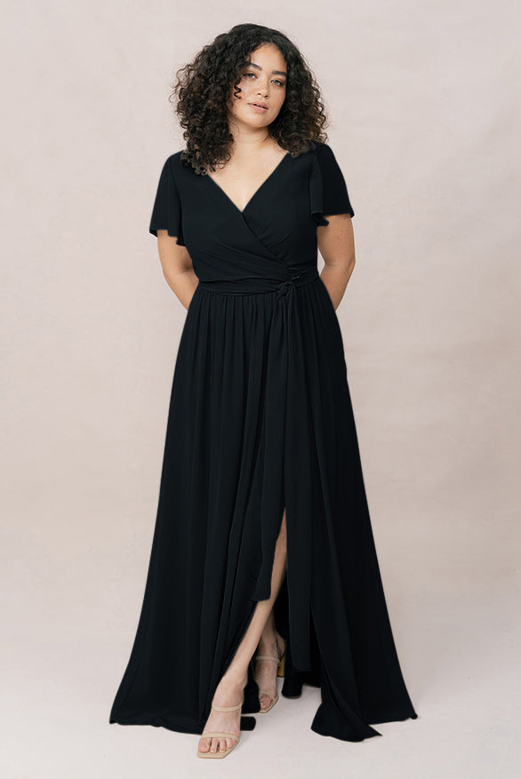 white christmas dresses Anne Klein Faux-Wrap Dress main image 1