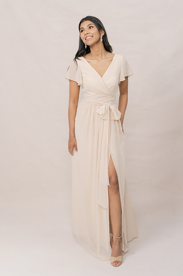 Harper floral wrap dress on sale