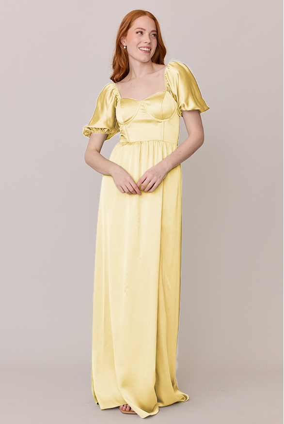 Isabella Satin Dress