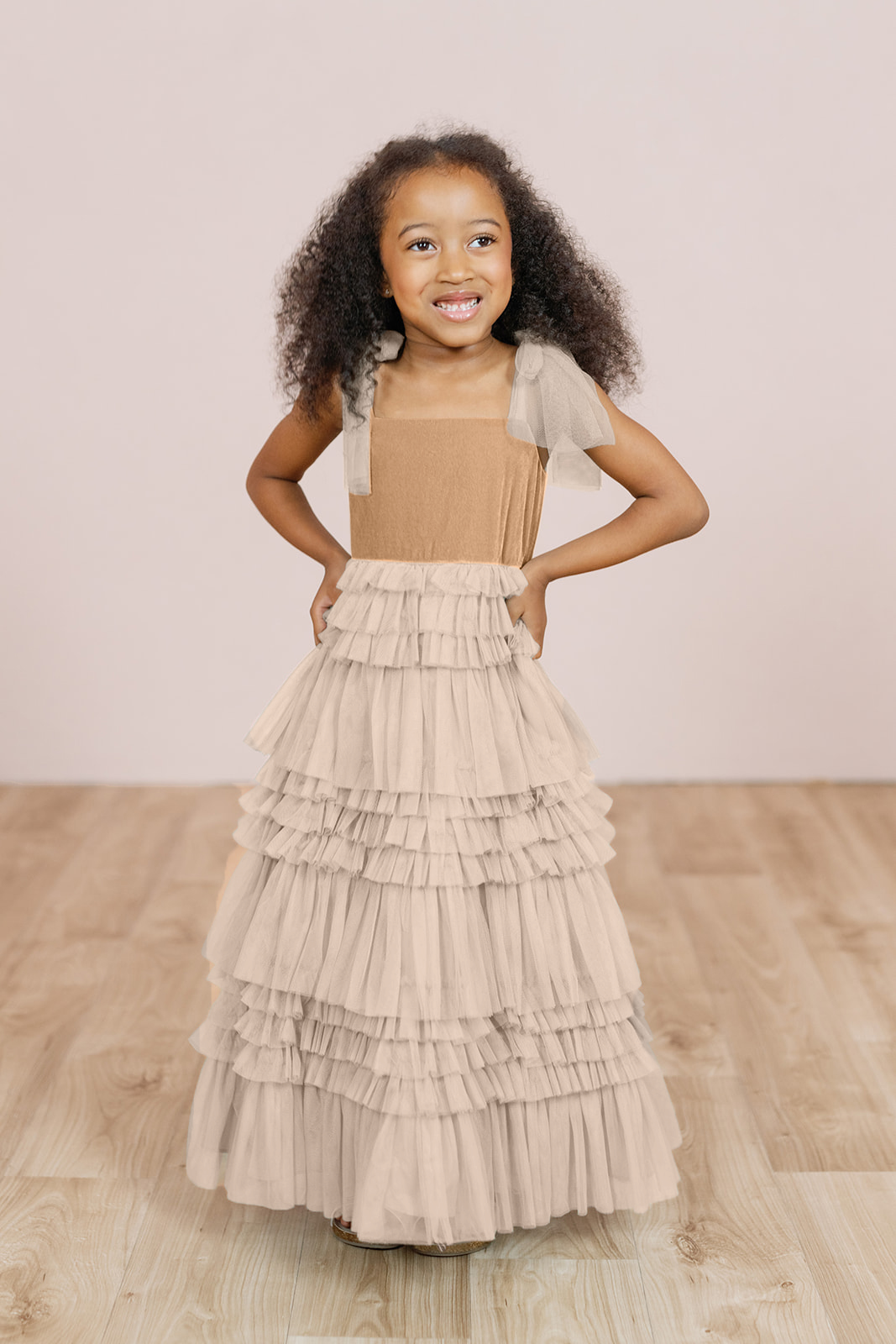 Juniors Tallulah Velvet + Tulle Dress