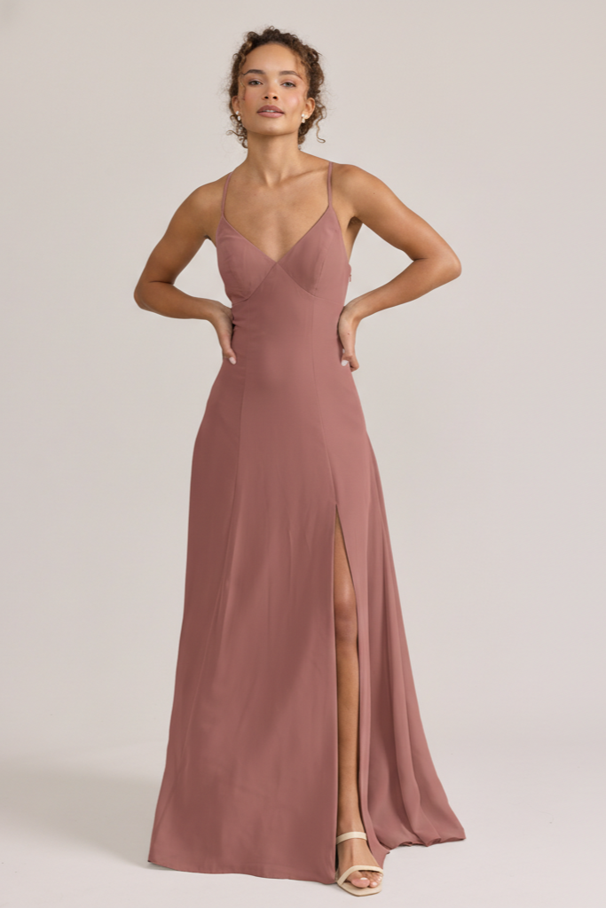 【新品未使用】ローブブランPleats collar Chiffon Dress Karsyn Chiffon Dress