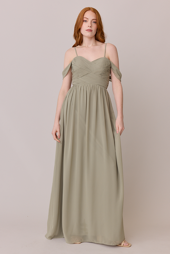 Kennedy Chiffon Convertible Dress | Made To Order Eucalyptus Kennedy Chiffon Convertible Dress | Made To Order Eucalyptus
