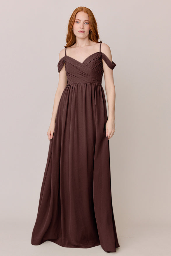 white christmas dresses White Lily Donaldson Dress Chiffon Prom Dress – Hoprom main image 1