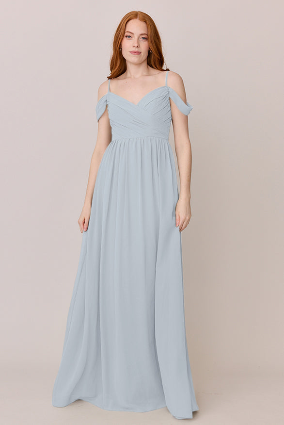 sachin and babi light blue dress MANGO Floral Chiffon Dress