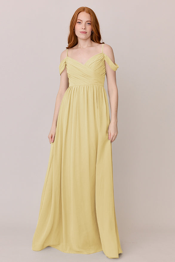 Lily Chiffon Dress | Made to Order Yellow Lily Chiffon Dress | Made to Order Yellow