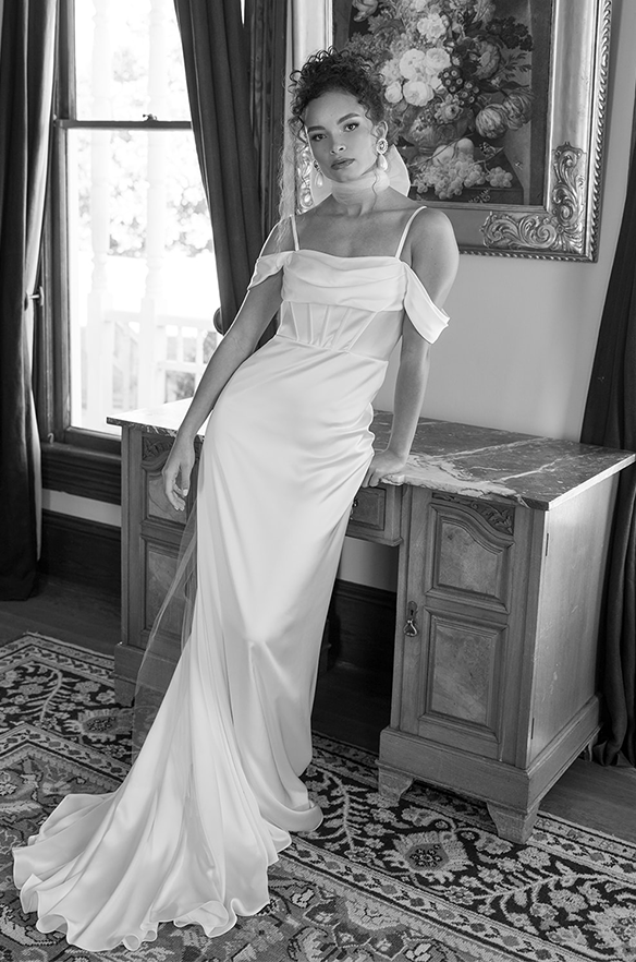 convertible bride dress 18 Smart Wedding Ideas Stunning Sheath Off-the-Shoulder Pleated Chapel