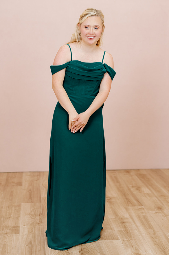 Sample Classic Emerald London Convertible Chiffon Dress | Ready To Ship 6 Sample Classic Emerald London Convertible Chiffon Dress | Ready To Ship 6