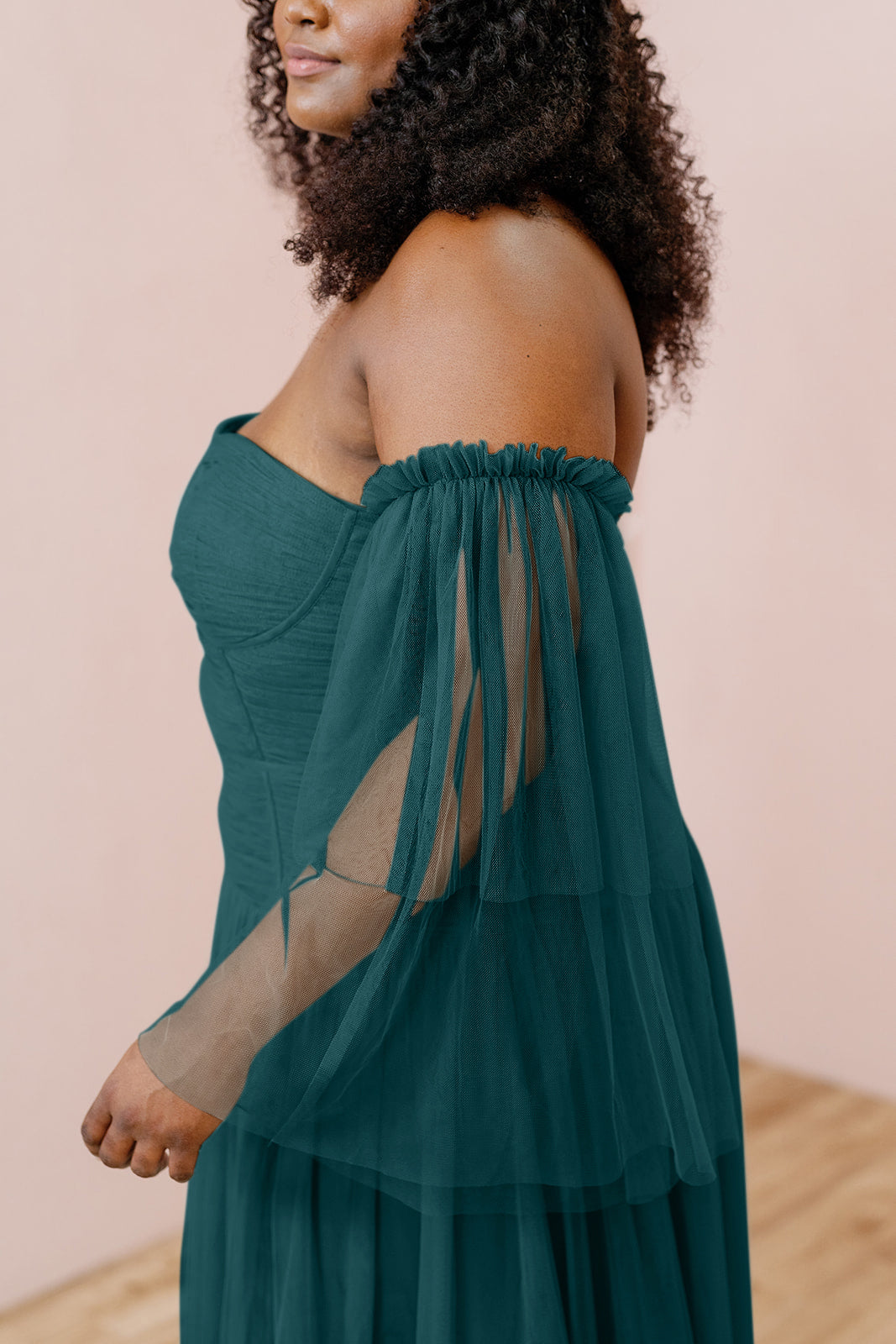 long sleeve tulle dress women Tulle Long Sleeves