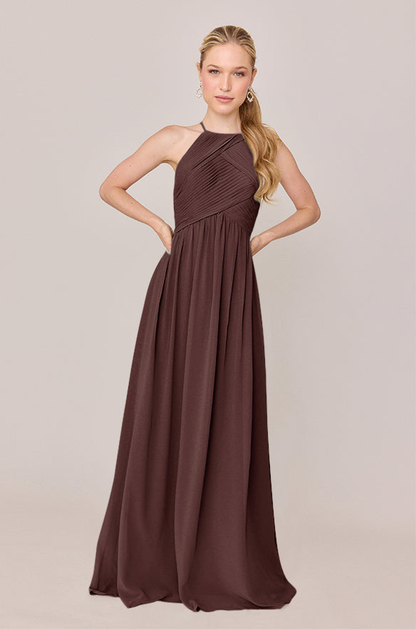 sachin and babi light blue dress Introducing Berry and Purple Hued Bridesmaid Dresses From Revelry
