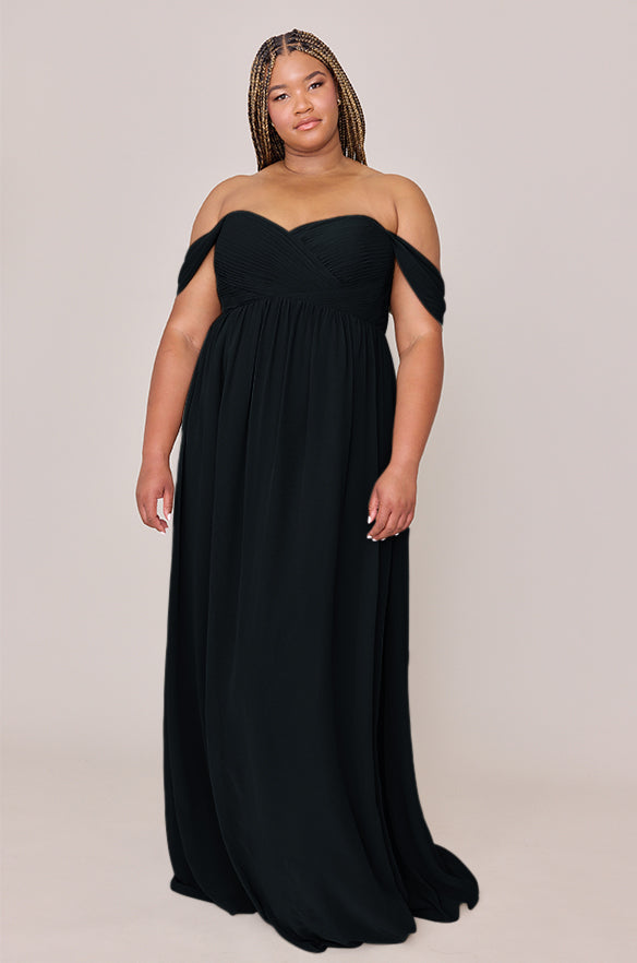 white christmas dresses Smooth Long Sleeve and Chiffon Dress main image 1
