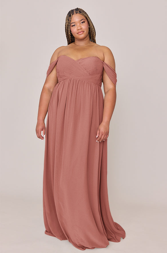 Maternity Kennedy Chiffon Convertible Dress | Made To Order Baby Pink Maternity Kennedy Chiffon Convertible Dress | Made To Order Baby Pink