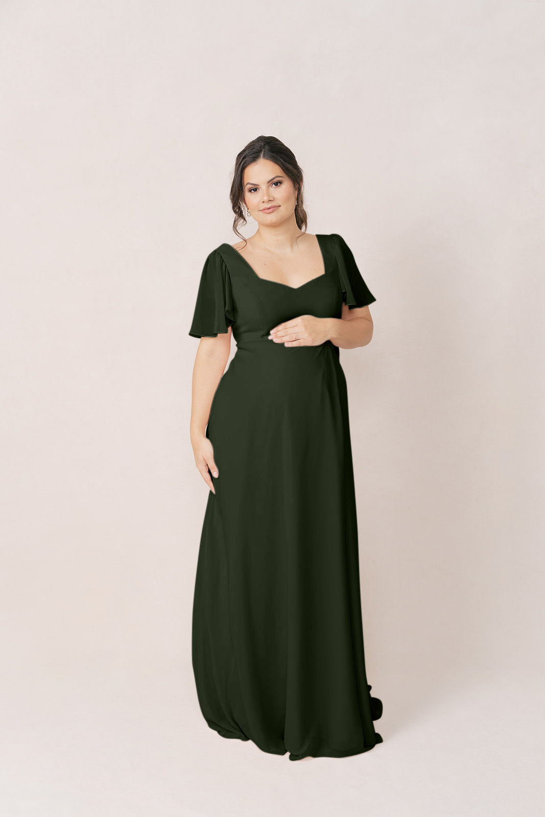 sachin and babi light blue dress 2025 Exquisite Printed Chiffon Maternity Dress Comfortable Loose Fit Tank  Long Sleeves Yellow Maternity Dresses Pregnant Women main image 1