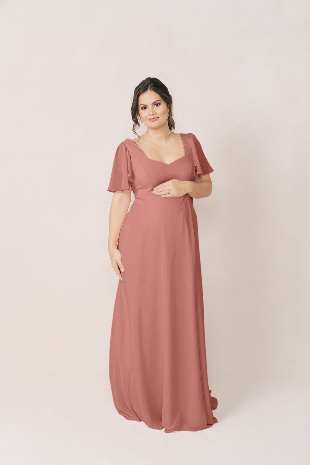 Maternity Madeline Convertible Chiffon Dress
