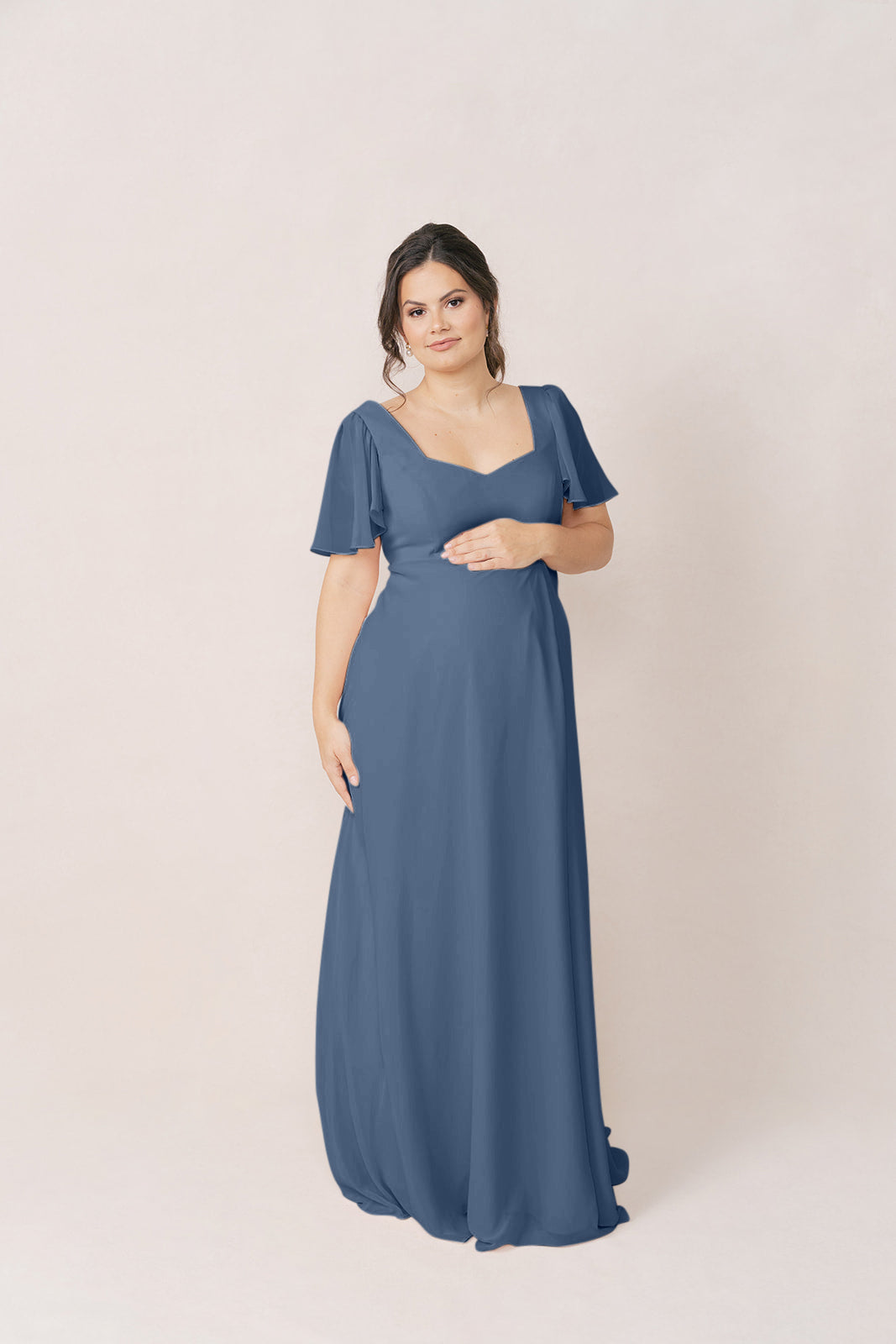 Maternity Madeline Convertible Chiffon Dress