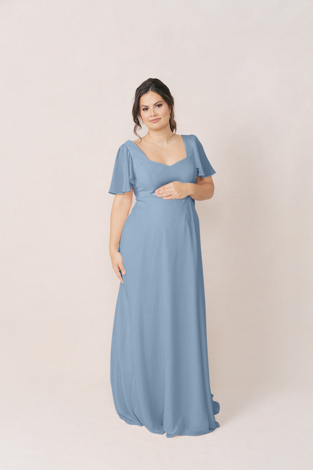 Maternity Madeline Convertible Chiffon Dress