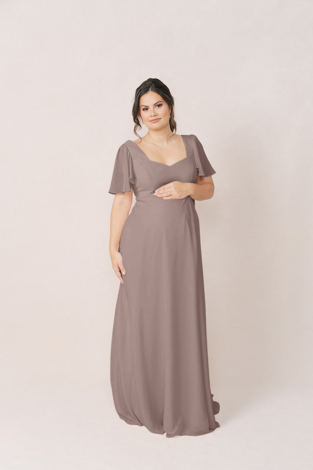 Maternity Madeline Convertible Chiffon Dress