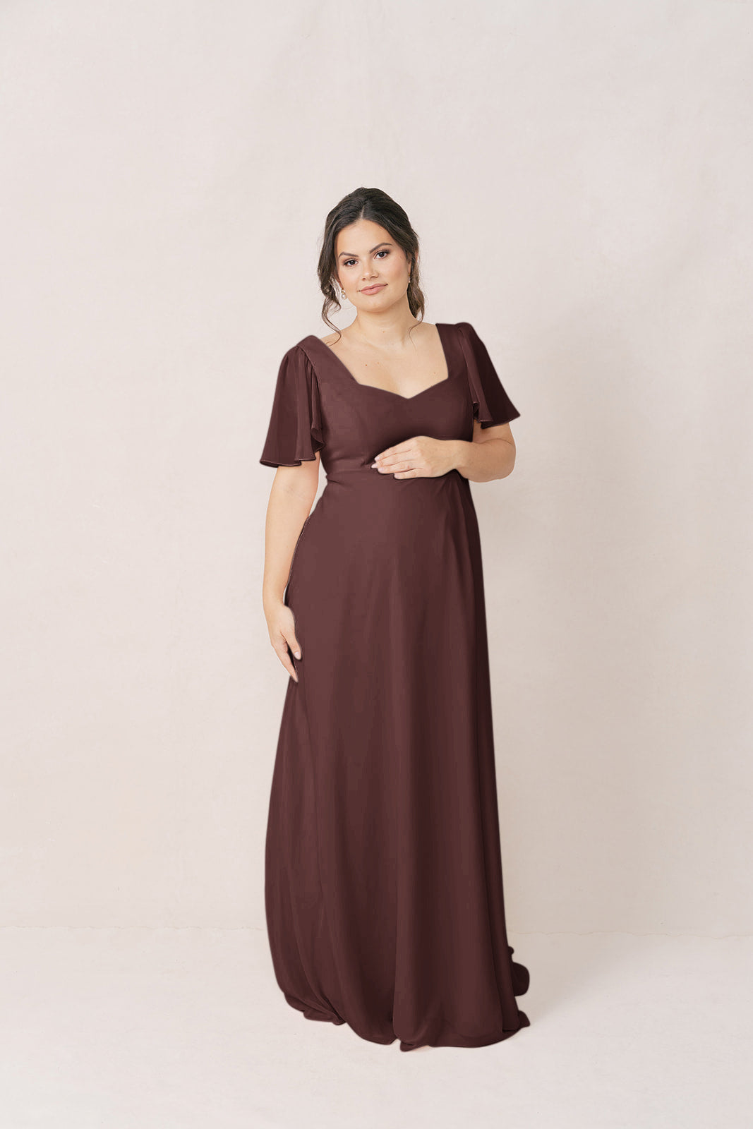 Maternity Madeline Convertible Chiffon Dress
