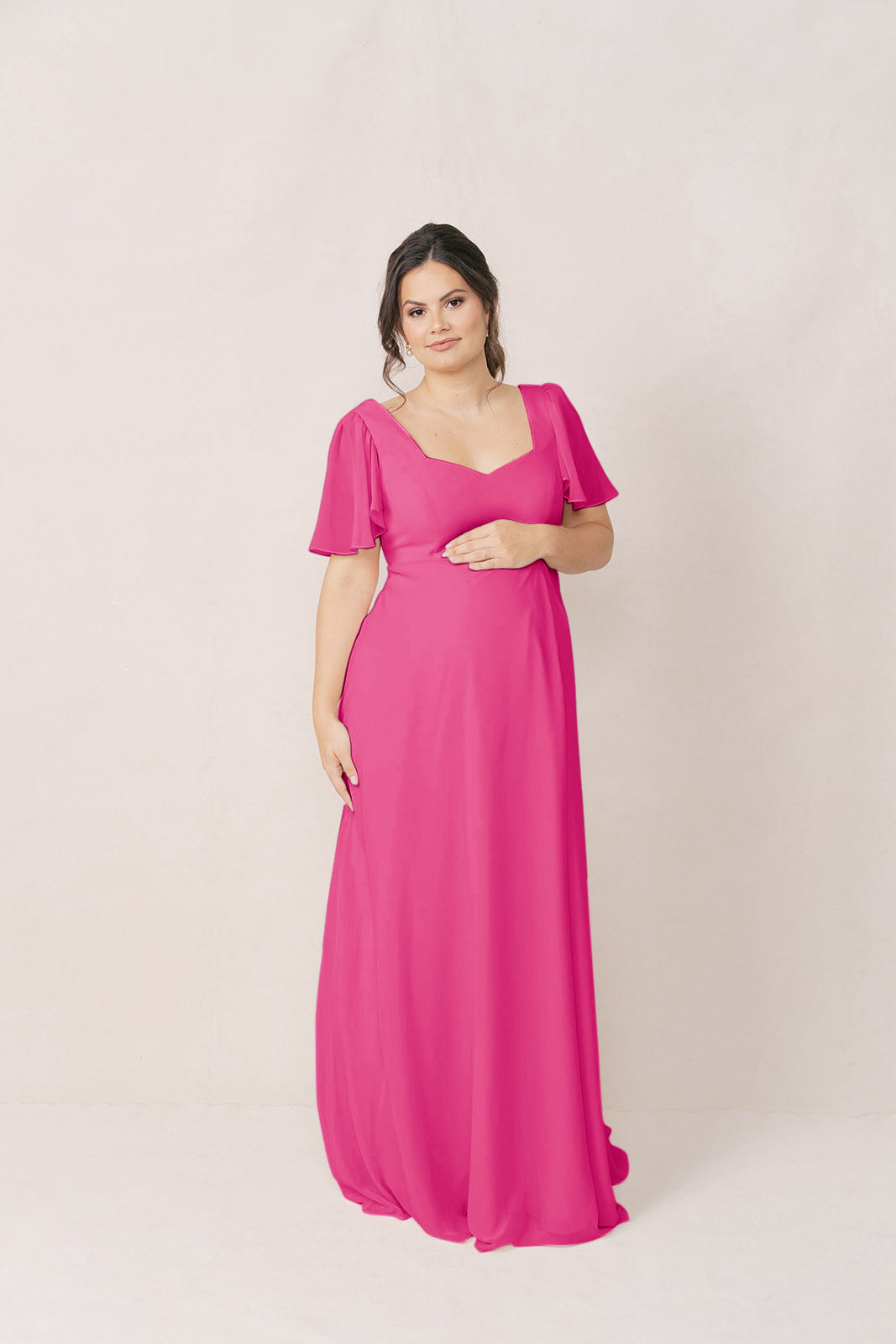 Maternity Madeline Convertible Chiffon Dress