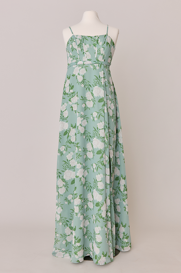green floral maternity dress Nova Chiffon Print Size:M14/W15.5 ZARA Orange bodycon dress- in bra cups and i_33