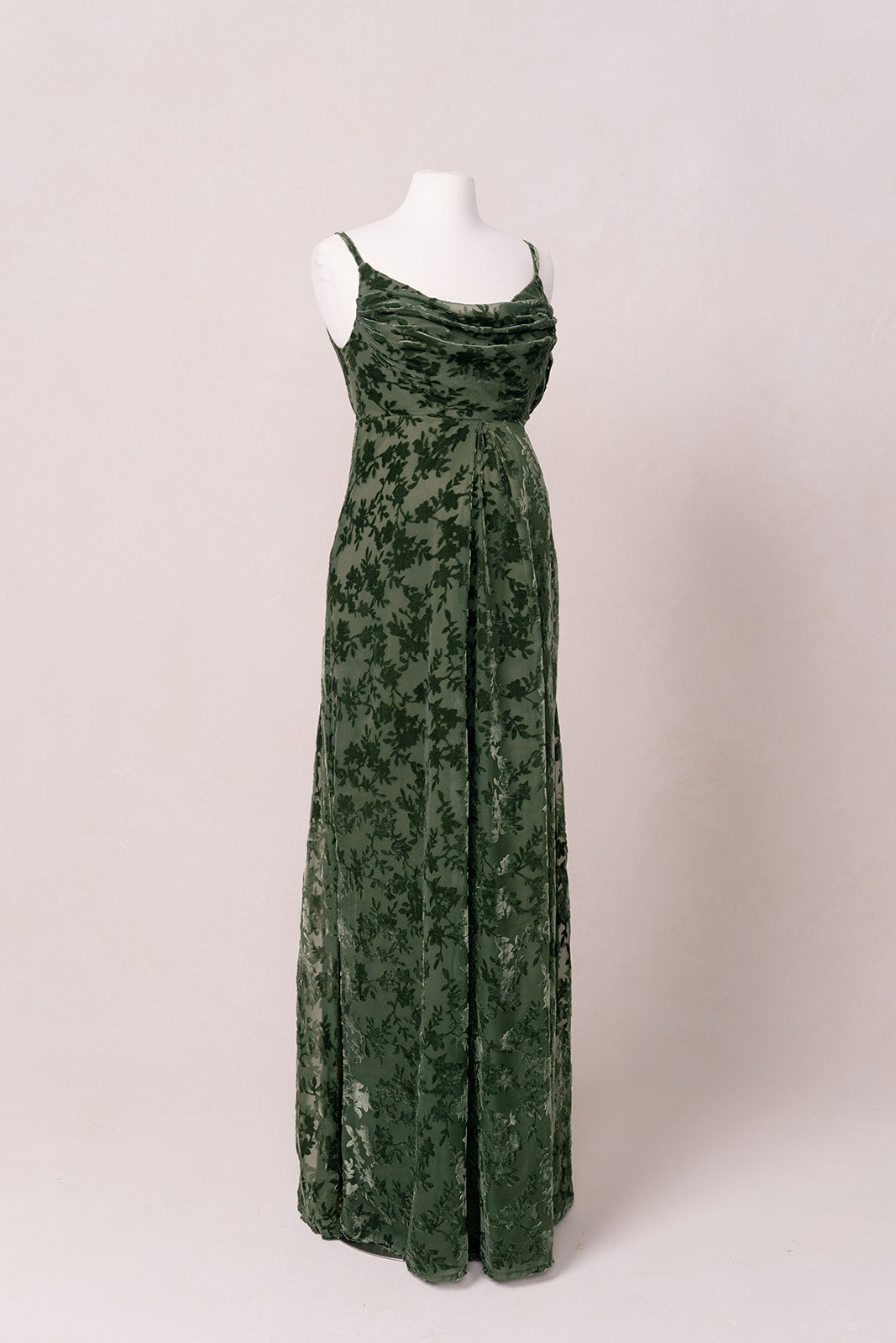 Maternity Skye Floral Burnout Velvet Dress