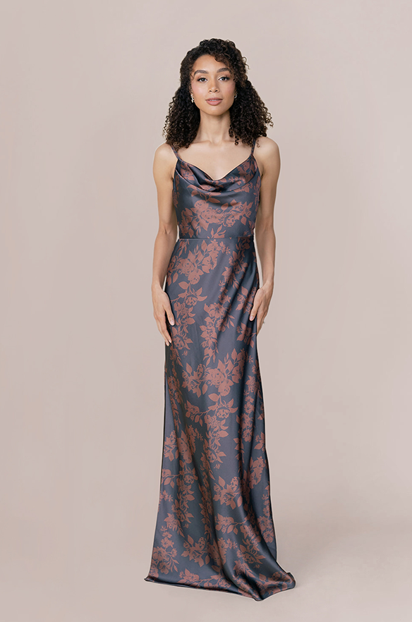 chinese dress ladies Floral Printed A-Line Maxi Dress Multi / Large main image 0