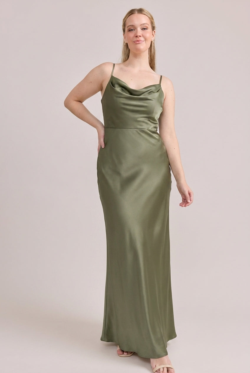 Nadia Satin Dress
