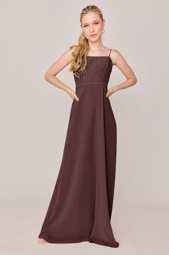 Nova Chiffon Dress | Made To Order Sky Blue Nova Chiffon Dress | Made To Order Sky Blue
