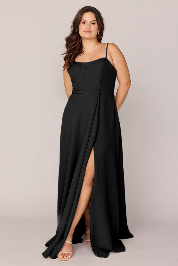 fashion nova bridesmaid dresses Crepe Dress 20251223_30FP Fully lined polyester for Color:Sandbar Dakaela Dress Shoes for