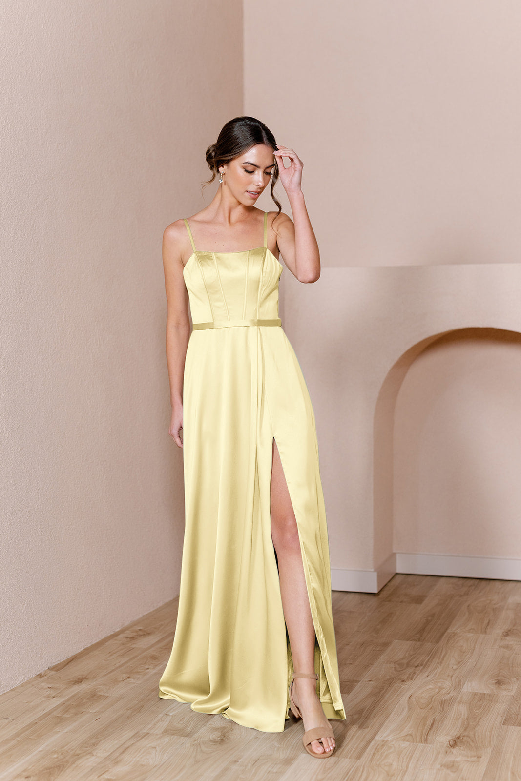 revelry satin dress Daisy Satin Dress