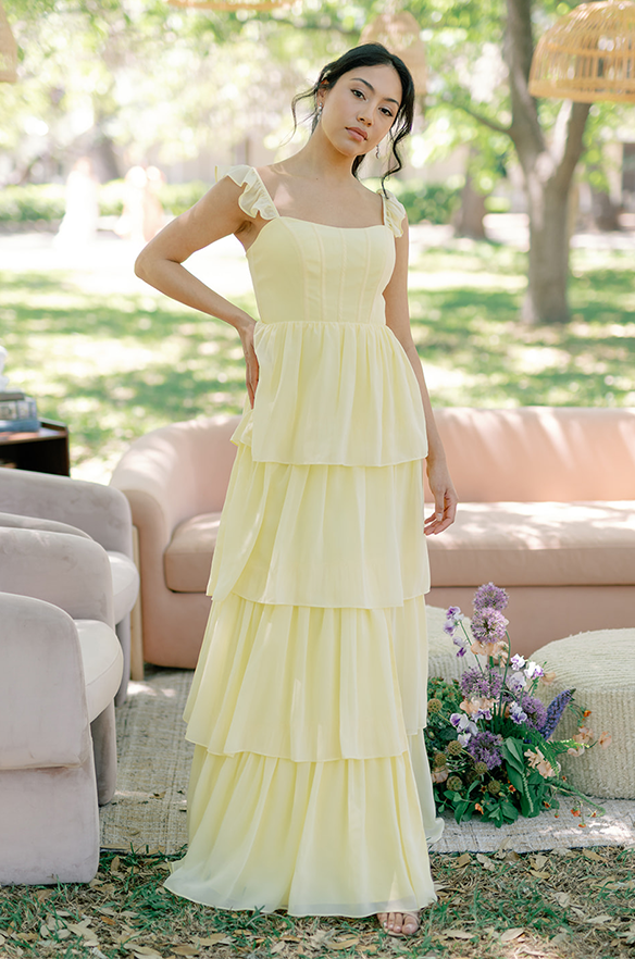 Poppy Chiffon Dress | Made To Order