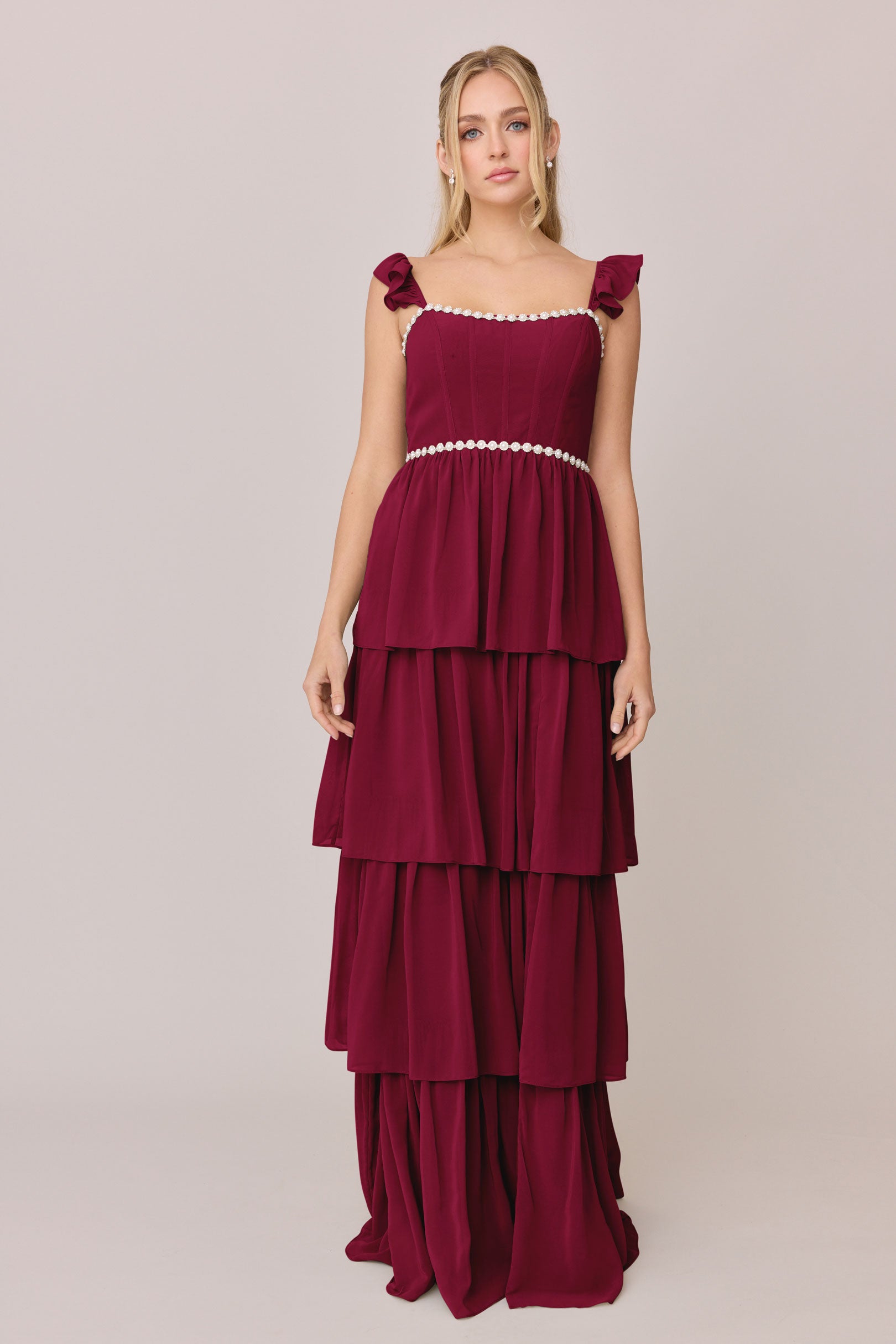 Poppy Luxe Chiffon Dress