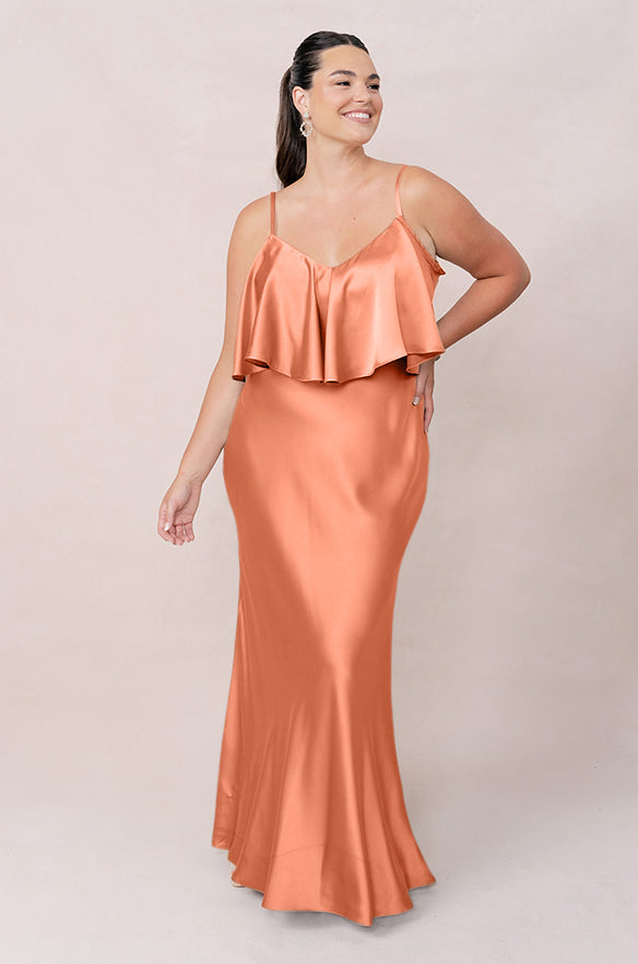 Riley Convertible Satin Dress